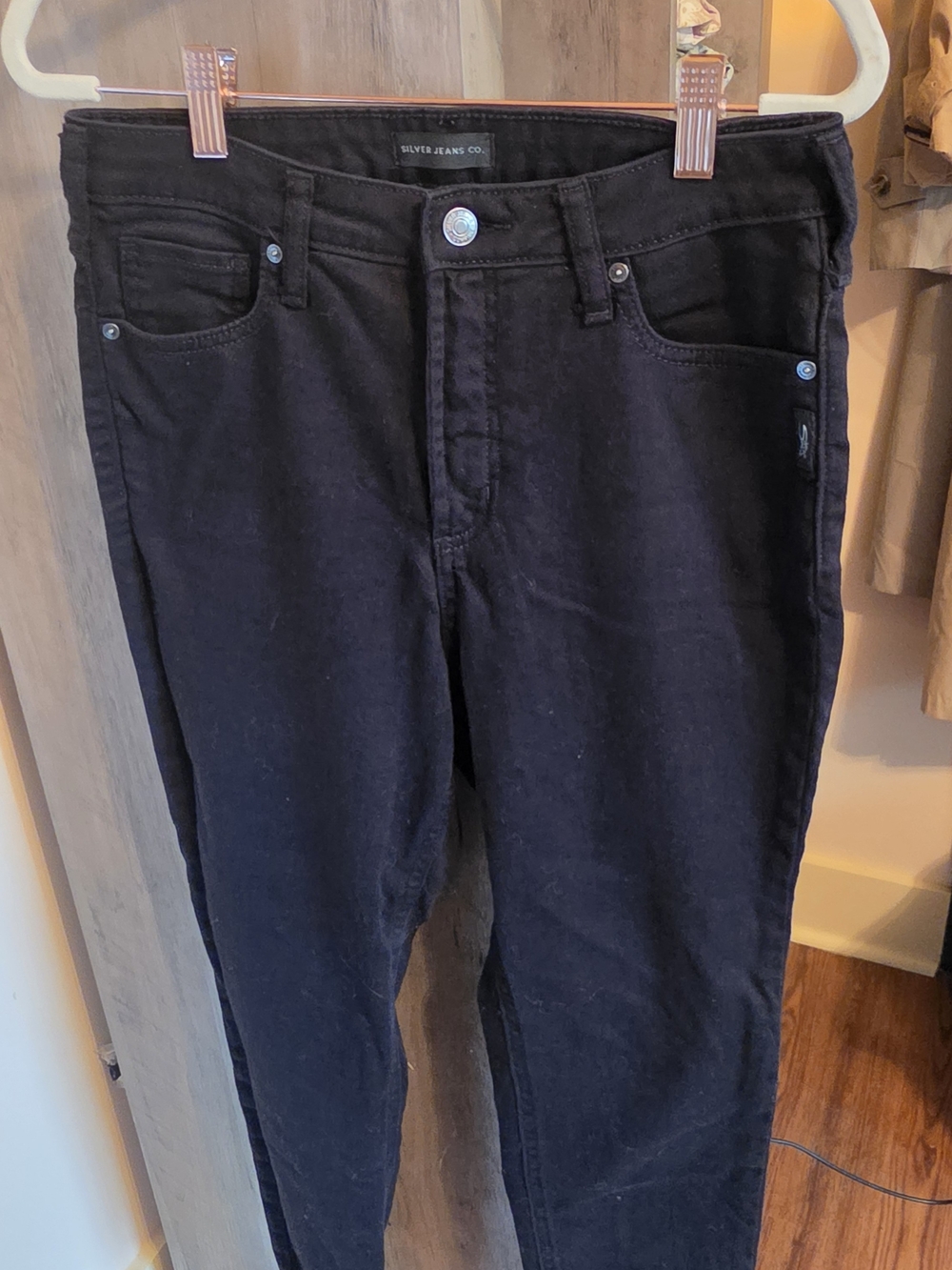 Silver Jeans Black Slim Stretch Men's Jeans